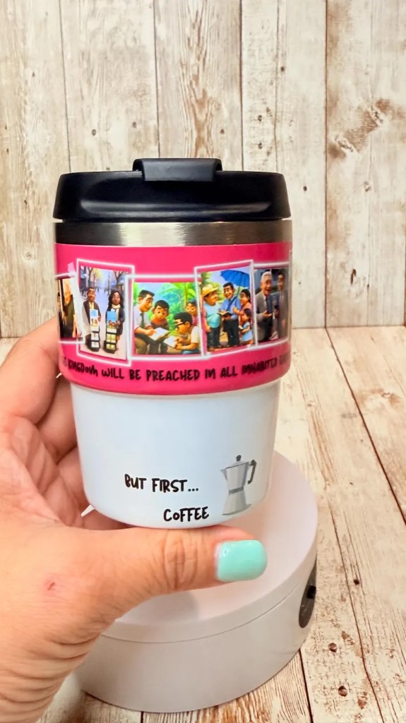 Mini Vaso de Café - But First Coffee 6 oz