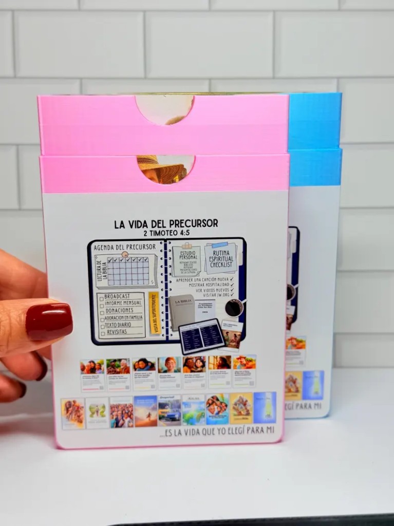 Tarjetero para Tratados Nuevos JW - Set Plástico